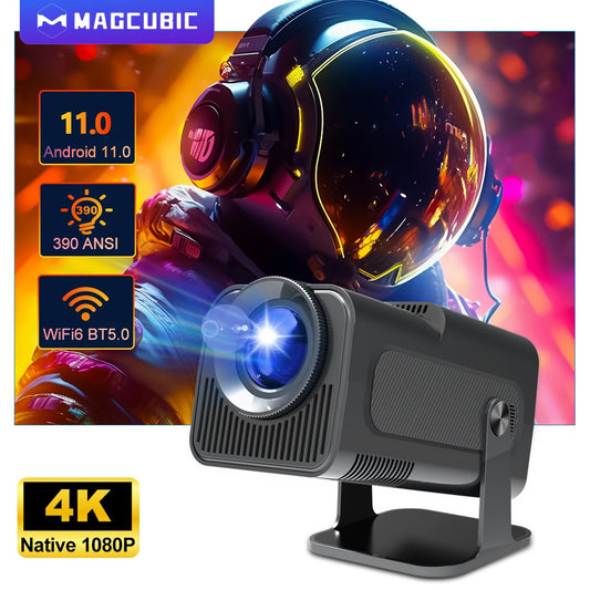 Magicube 4K Android 11 Projector - 1080P enabled