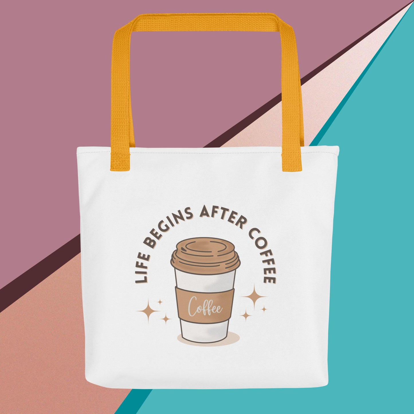 Tote bag - Life begins after coffee