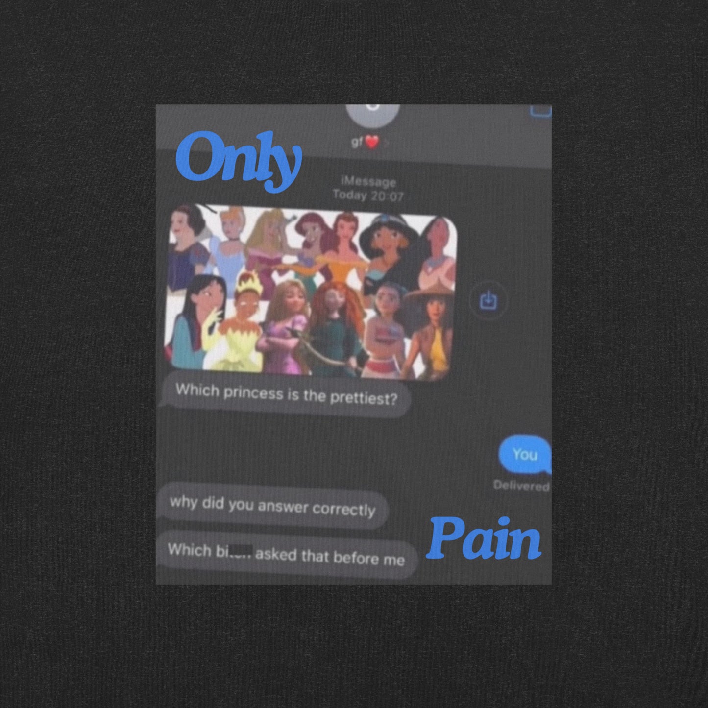 Only pain - Unisex t-shirt