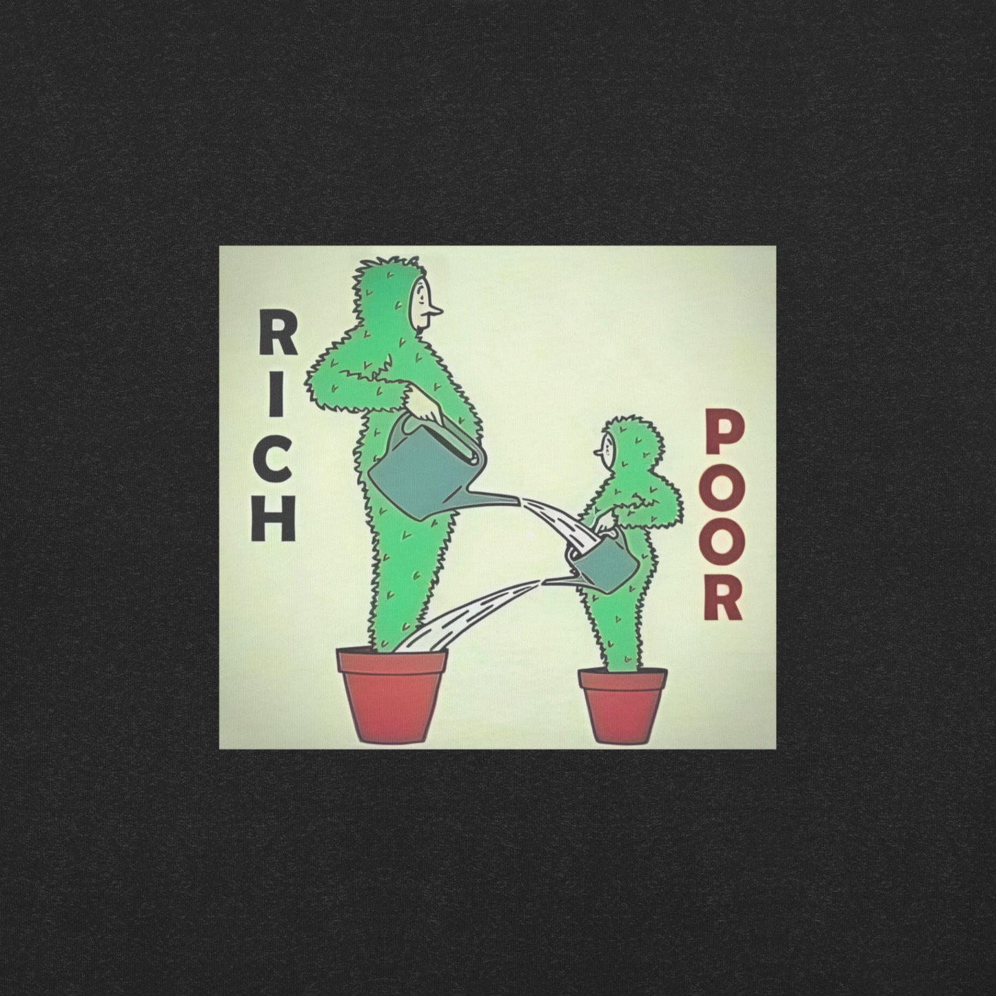 Rich / Poor - Unisex t-shirt